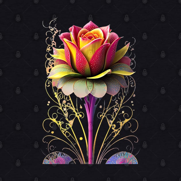 Discover the Strange Flower from a Distant Place in our Print-on-Demand Creations by BlackCricketdesign